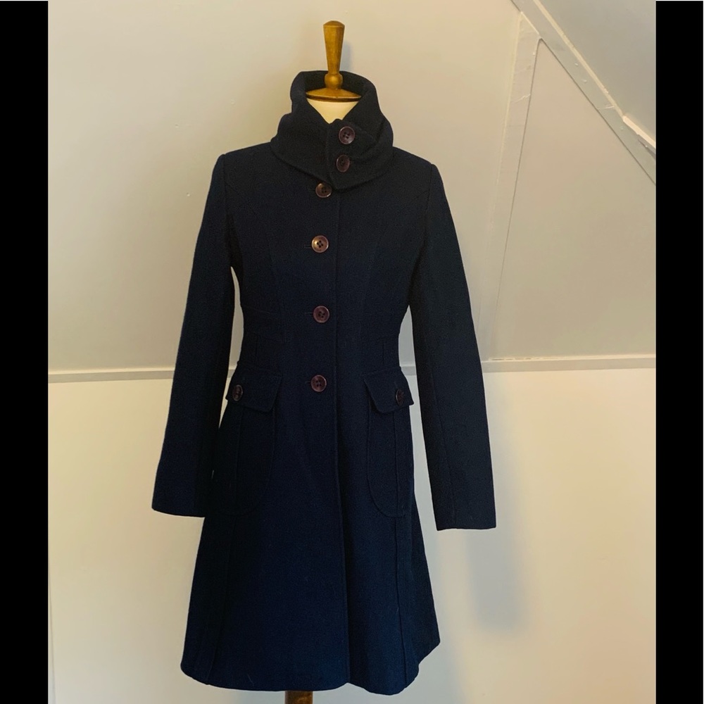 Via Spiga Nautical Button Down Coat